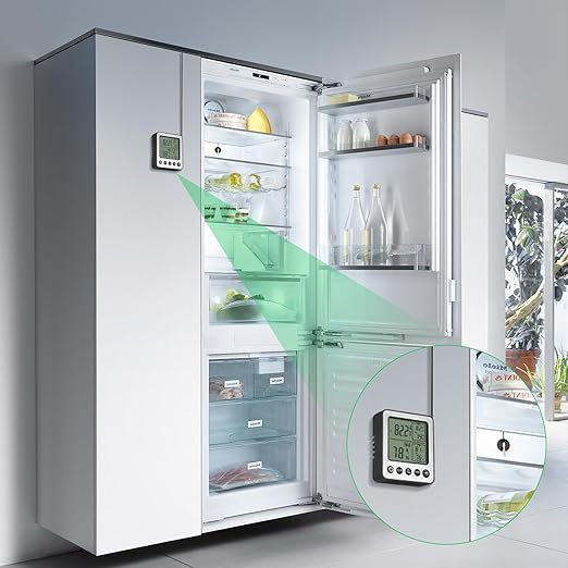 2 Pack zz20 Digital Fridge Thermometer - Image 3