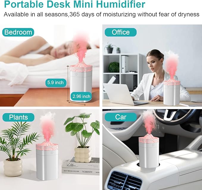 400ml Small Humidifier, Portable Mini Humidifier - Image 7
