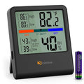 Digital Thermometer Hygrometer, Indoor Wall Thermometer Humidity Indoor by KJCOOSWI