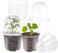 JOPY 30 Pack 4 Inch Plastic Nursery Pots by JOPY