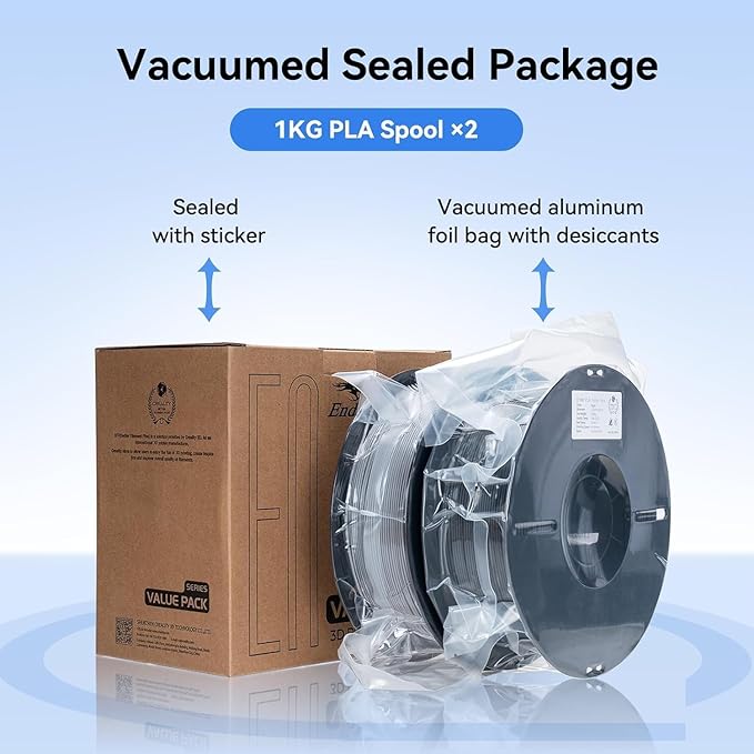 Creality 3D Printer Filament, PLA Filament 1.75mm Bundle - Image 5