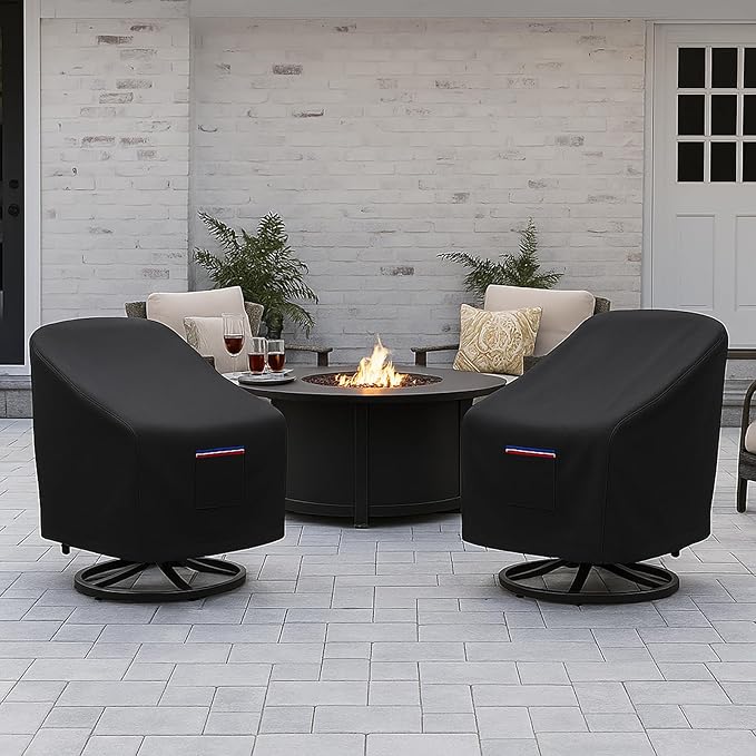 Outdoor Patio Chair Covers Waterproof, 30W x 34D x 38.5H inches Weather - Image 7