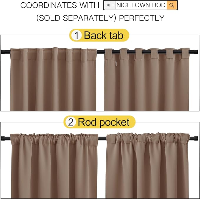 NICETOWN Blackout Curtains and Drapes - Image 3