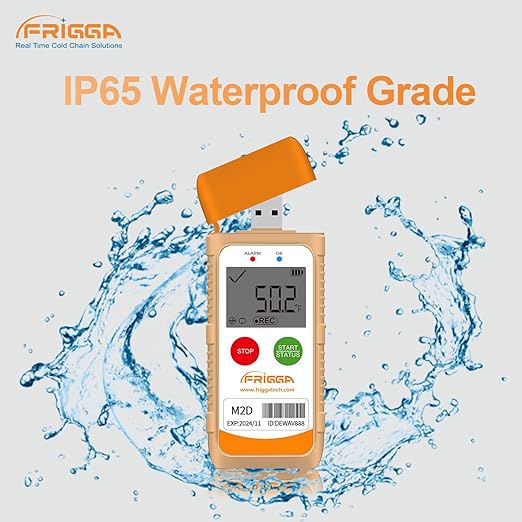 Frigga M2D 10Pack Reusable Temperature Data Logger Multi-Use USB Digital - Image 6