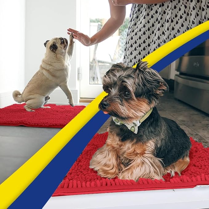 Muddy Mat® Pack of 3 Highly Absorbent Microfiber Dog Door Mat and Pet Rug - Image 6