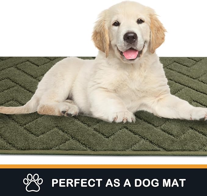 PURRUGS Dirt Trapping Door Mat 20" x 31.5", Non-Slip Machine Washable Entry Rug - Image 6