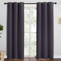 NICETOWN Greyish Purple Blackout Curtains 90 inches Length by NICETOWN