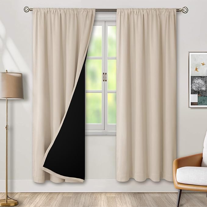BGment Blackout Curtains for Living Room 84 Inch Length 2 Panels Set, Full Room by BGment
