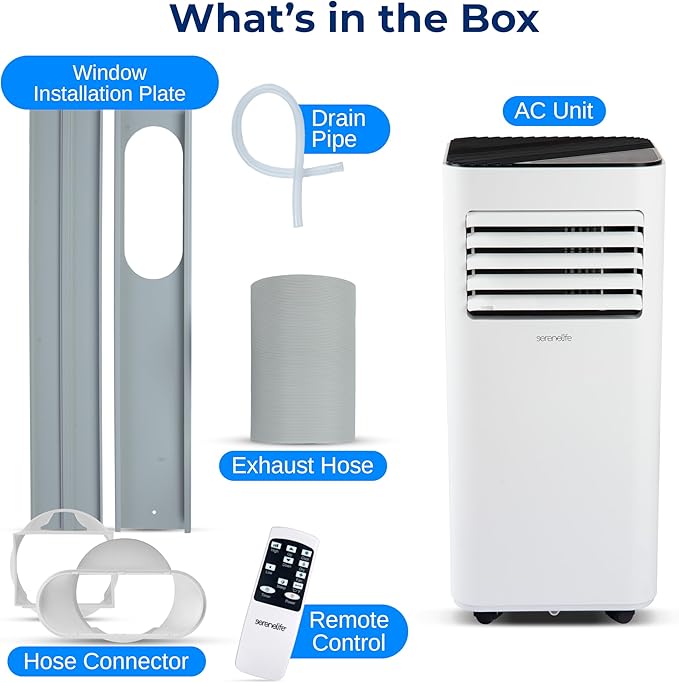 SereneLife Portable Air Conditioner 10000 BTU - Image 7