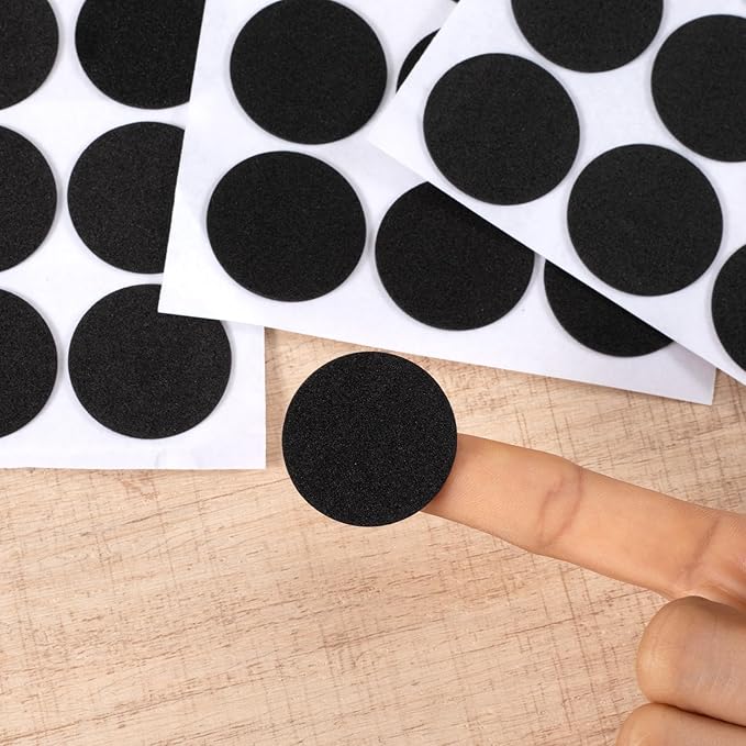 160 Pcs Small Felt Furniture Pads, Self-Adhesive EVA Foam Dot Circles, Round - Image 3
