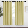 NICETOWN Paler Yellow Blackout Curtain 78 inch Long, W55 x L78, 1 Panel by NICETOWN
