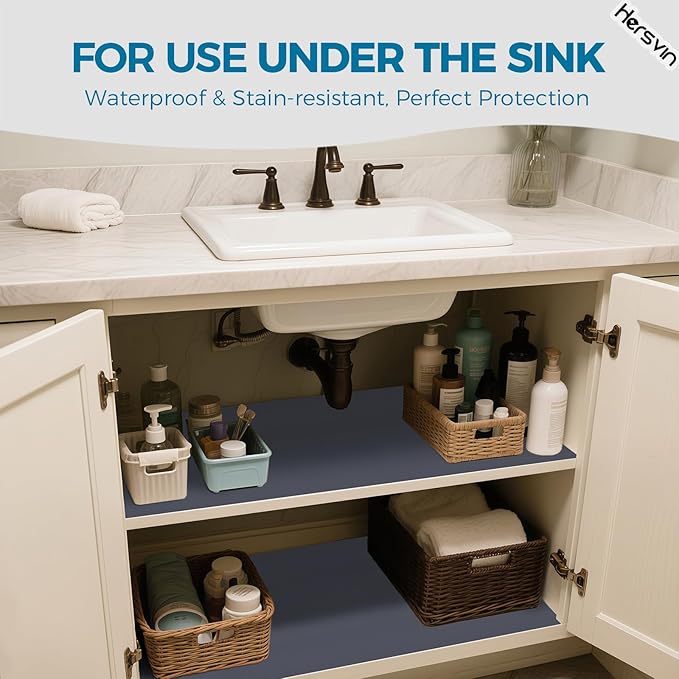 Hersvin Shelf Liners 24 in x 20 ft EVA Drawer Mats, Non-Adhesive Cupboard Pad - Image 7