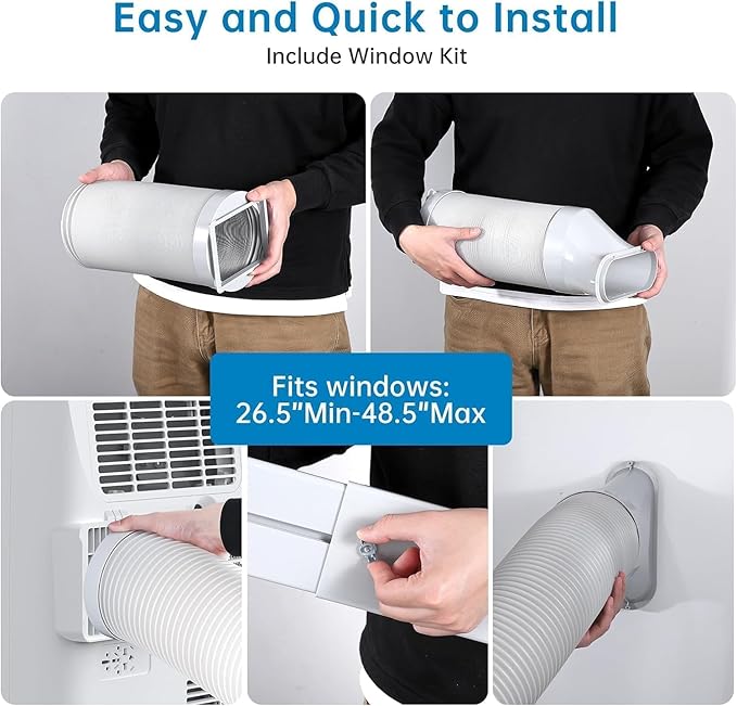 15000 BTU Portable Air Conditioners, 3-in-1 Cooling AC Unit w/Dehumidifier & - Image 7