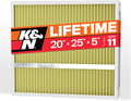 K&N 20X25X5 HVAC Furnace Air Filter, Lasts a Lifetime, Merv 11, the Last HVAC by KNEngineeringInc