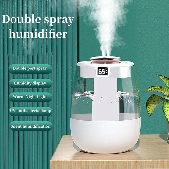 Cool Mist Humidifier, 1.5L Easy to Fill & Clean, Quiet Ultrasonic, Led Lights - Image 5