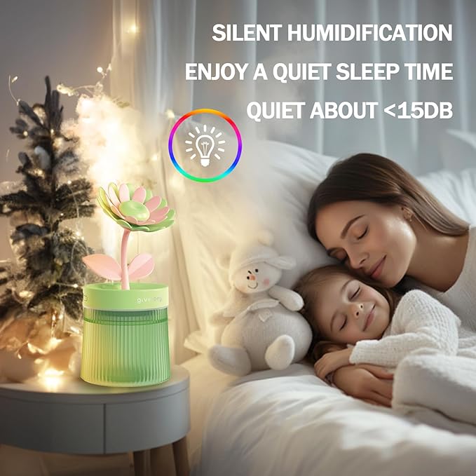 Cute Mini Humidifier 320mL Cool Mist Humidifie mute - Image 7