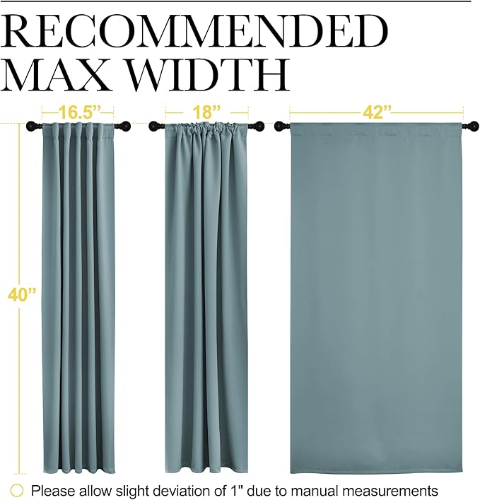 NICETOWN Blackout Curtain Panels - Image 7