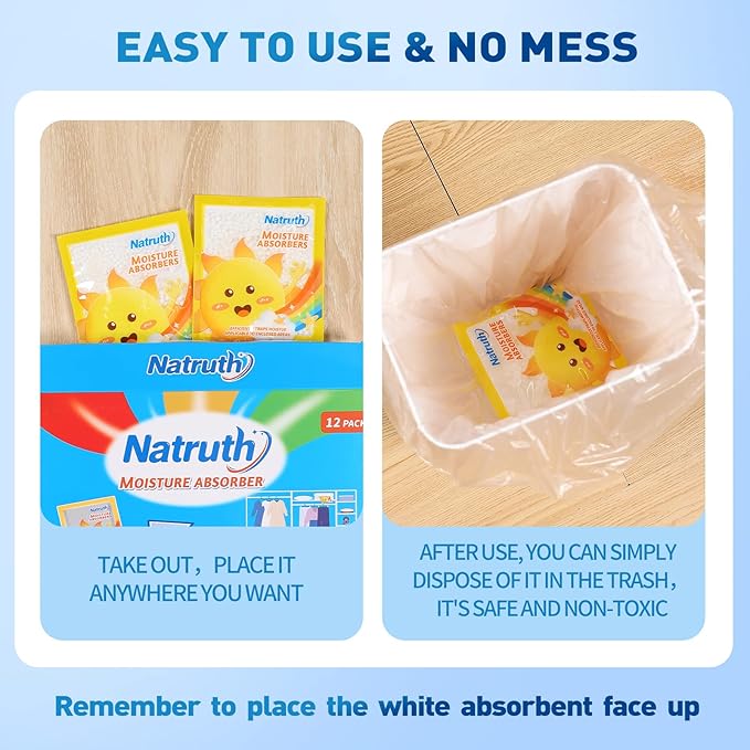 NATRUTH 12-PACK Moisture Absorber Bags - Image 6