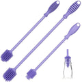 A-Brush Silicone Bottle Cleaner Brush, 3 Piece Set, Long Handle by A2SProtection