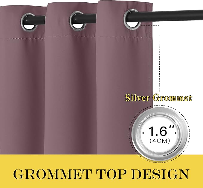 NICETOWN Bedroom Curtain 95 inches Long - Image 3