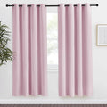 NICETOWN Blackout Curtain 78 inch Long, W55 x L78, 1 Panel, Baby Pink, Thermal by NICETOWN