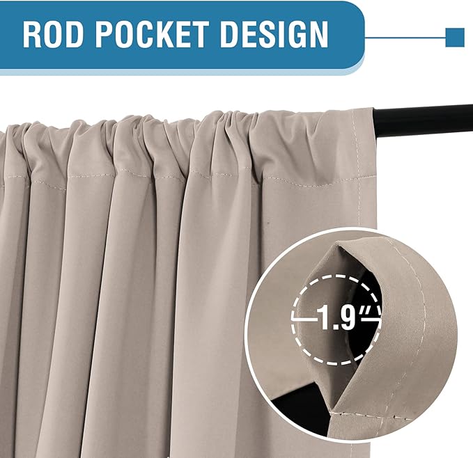 H.VERSAILTEX 100% Blackout Curtains - Image 4