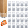 BAIPOK 36pcs Square Chair Leg Floor Protectors, Silicone Floor Protectors by BAIPOK