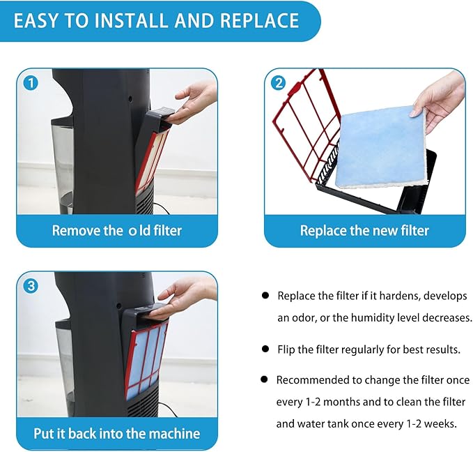 Lemige 4 Pack HFT600 Humidifier Filters T Compatible - Image 4