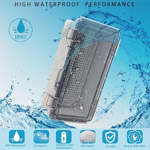 Outdoor Waterproof Electrical Box Junction Box Weatherproof IP67 ABS Plastic - Image 2