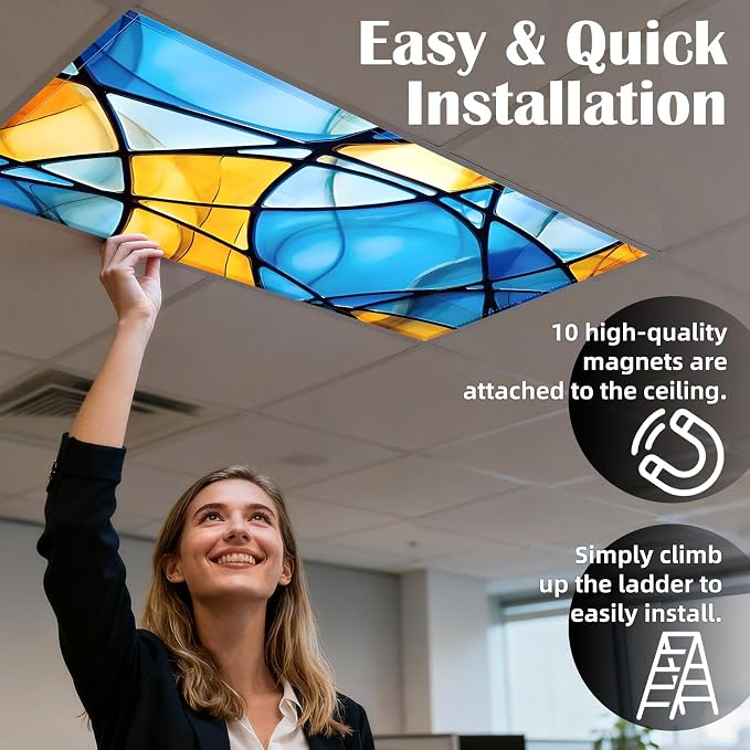 Fluorescent Light Covers -1PCS 4x2 Feet Classroom Covers - Image 3
