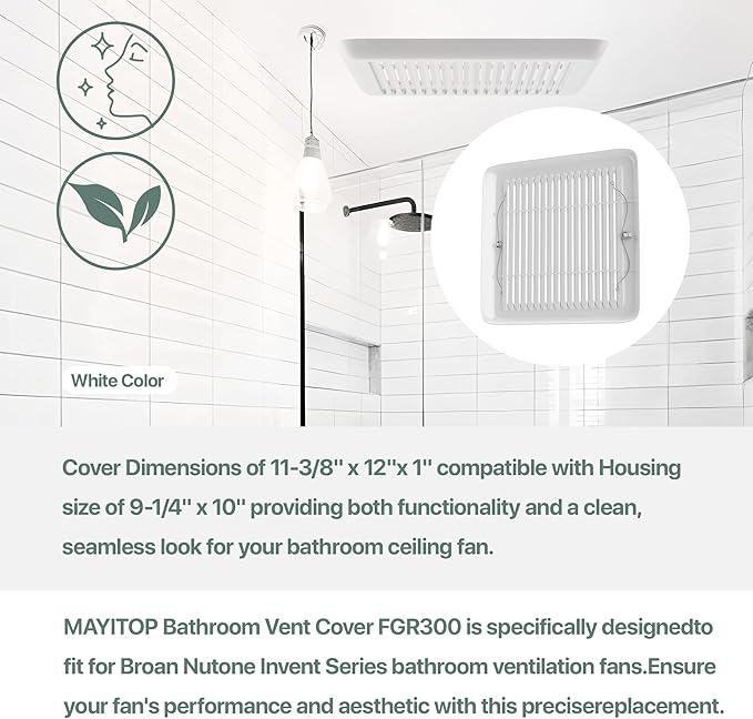FGR300 Bathroom Vent Grille Cover - Image 4