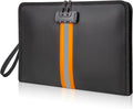Fireproof Document Bag with Lock，15"×11" Fireproof Money Bag，with Zipper and by XIAODUN