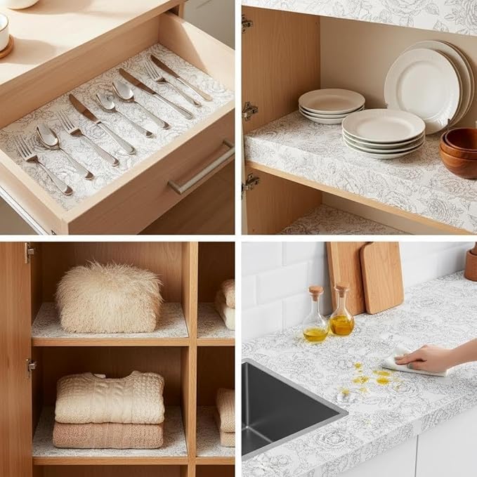 Coavas Extra Grip Thickened Shelf and Drawer Liner - Image 6