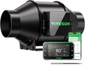 VIVOSUN G4 4" Inline Duct Fan & Temperature Humidity Controller, E42A+ WiFi-App by VIVOSUN