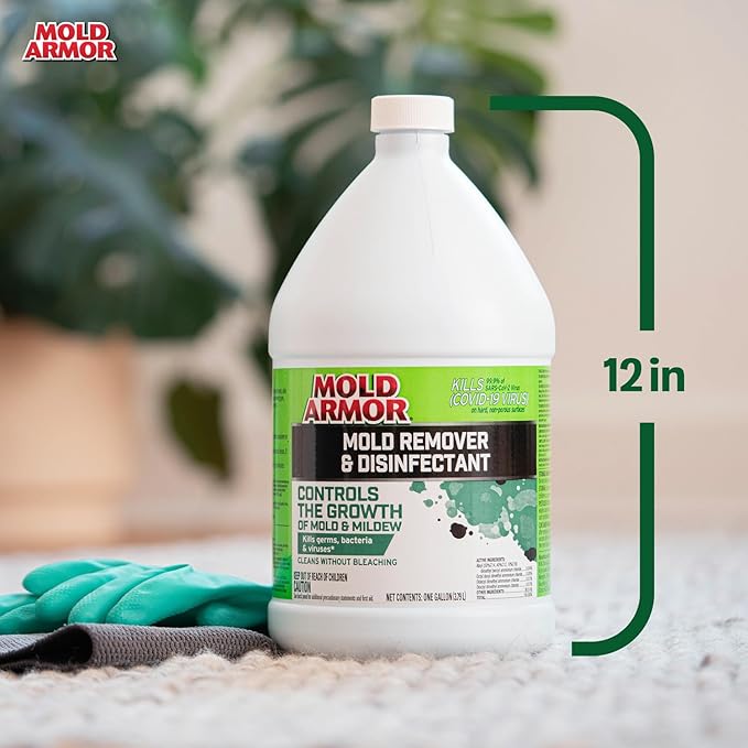 Mold Armor Mold Preventer, Disinfectant and Flood Cleanup, 1 gal., Control & - Image 9