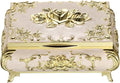 Hipiwe Metal Jewelry Organizer Box Antique Decorative Treasure Chest Keepsake by Hipiwe