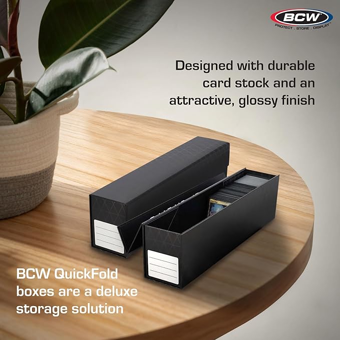 BCW QuickFold Card Storage Box for Sleeved Cards – 3 Pack – Not for Toploaders - Image 4