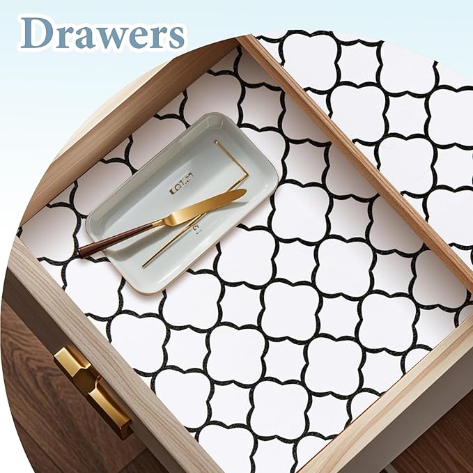 Shelf Drawer Liners for Kitchen Cabinets 11.8 x 118 Inches Non Adhesive Drawer - Image 6