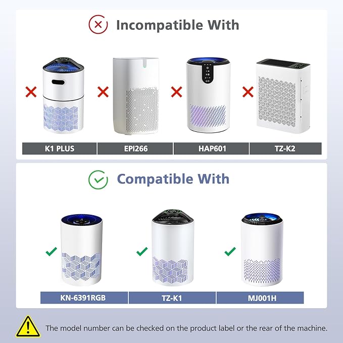 3 Pack TZ-K1 Replacement Filter Compatible - Image 2