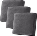H.VERSAILTEX Velvet Stretch Couch Cushion Cover Plush Cushion Slipcover by HVERSAILTEX