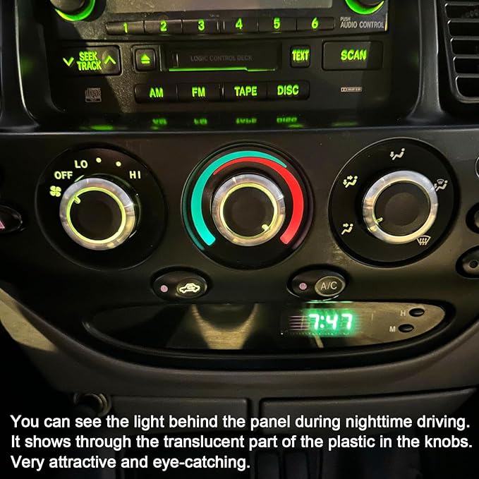 JDMCAR Upgrade Control Switch Knob Compatible - Image 5