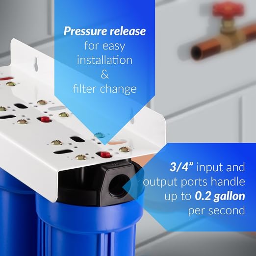 iSpring Whole House Water Filter System, Eliminates up to 99% Chlorine - Image 4