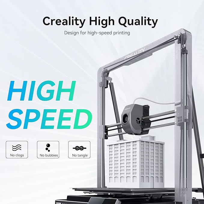 Creality Hyper PLA Filament 1.75mm, 30-600mm/s High Speed 3D Printer Filament - Image 8