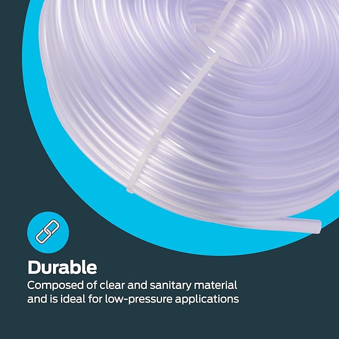 Eastman 1/4 Inch ID PVC Clear Vinyl Tubing, 100 Foot Length - Image 6