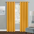 MYSKY HOME Yellow Blackout Curtains by MYSKYHOME