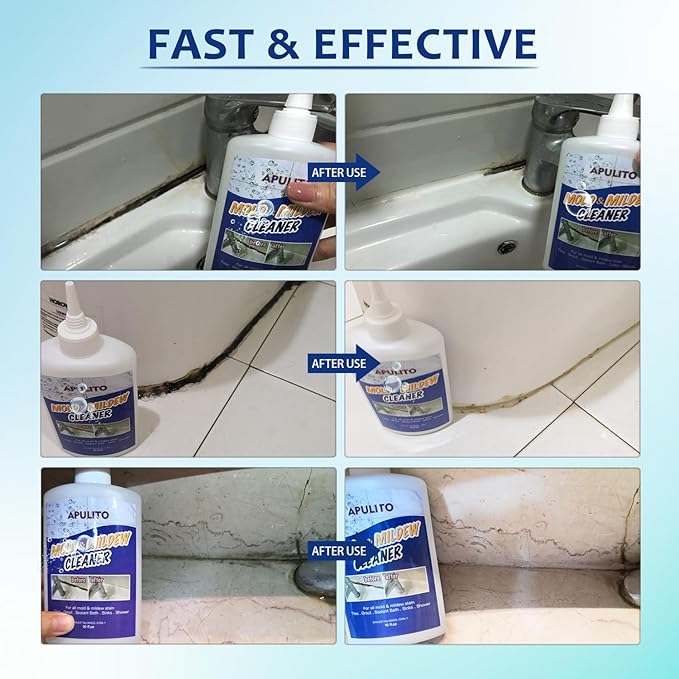 APULITO Household Cleaner Gel for Bathroom Shower Kitchen Tile Grout, Sinks - Image 4