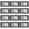 12-Pack Mini Hygrometer Indoor Humidity Meter, Highly Accurate Digital by Newlight66