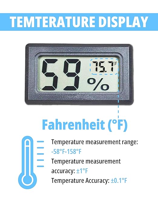 Hygrometer, Humidity Meter, Hydrometer, Room Thermometer Indoor, Humidity Sensor - Image 3