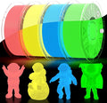 Creality Glow in The Dark Hyper PLA Filament, 3D Printer Filament Bundle by Creality