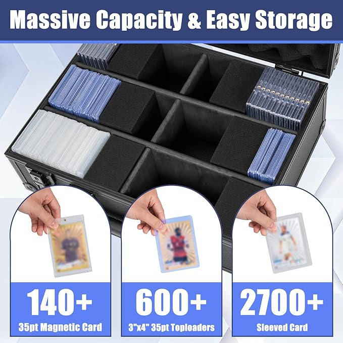 Toploader Storage Box for 3" x 4" 35pt Rigid Card, Top Loader Cards Hard - Image 2